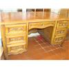 Image 1 : French Style Desk w/2 file drawers