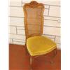 Image 1 : High Back Chair w/Padded Seat & Cane Backing
