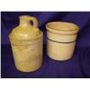 Image 1 : 2 Sm. Crocks:One is Macomb Stoneware Co.
