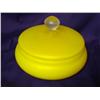 Image 1 : Yellow Satin Glass Container
