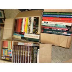 4 Boxes of Books-inclds. Coffee Table Books