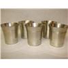 Image 1 : Set of 5 Williamsberg Stief Pewter Glasses