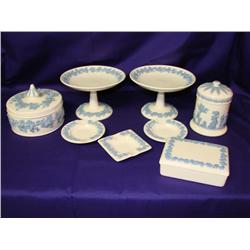 8 pcs.Wedgwood C.F.Etruria & Barlaston Queensware