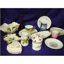 16 pcs. Glassware:Coalport,Wedgwood,Germany