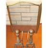 Image 1 : Andirons & Fireplace Screen