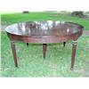 Image 1 : Large Round Table w/Turned Legs