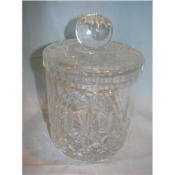 Crystal Biscuit Jar