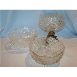 3 Stunning Crystal Bowls