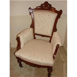 Eastlake Side Chair w/orig. casters