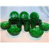 Image 1 : Dark Green Sandwich Glassware