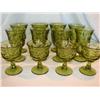 Image 1 : Vintage Green Stemware