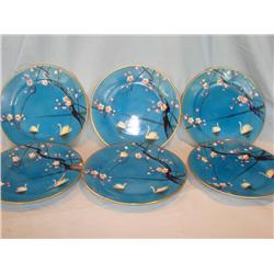 6 Handpainted Nippon Plates