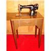 Image 2 : Singer Sewing Machine in Wood Cabinet