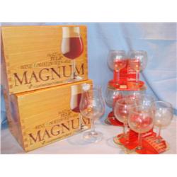 24 Wine Stems: All New in Box!