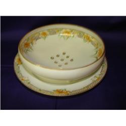 Hand Painted Nippon Cold Resish Dish