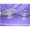 Image 1 : 2 Pedestal Cake Plates
