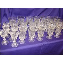36 pcs. Of Crystal Stemware