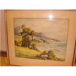 Watercolor signed: Schwaltz