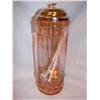 Image 1 : Pink Depression Glass Straw Dispenser