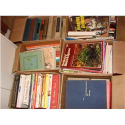 6 Boxes of Books:Travel,Childrens, Gardening