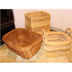 3 Great Wicker Baskets