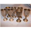 Image 1 : 7 Sm. Silver Goblets
