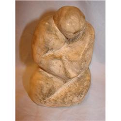 Carved Art Piece "Lovers"