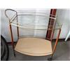 Image 1 : Retro Glass Top Tea Cart