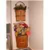 Image 1 : 2 Wall Hung Baskets w/Floral
