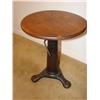 Image 1 : Singer Cast Iron Stool w/Wood Top