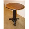 Image 1 : Cast Iron Base Stool w/Wood Top