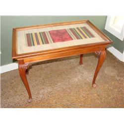 Glass Top Occasional Table (top lifts off)