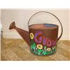 Image 1 : Painted Metal Watering Can "GROW"