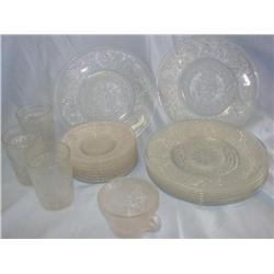 Clear Sandwich Glassware