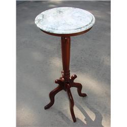 Marble Top Candle Stand Table