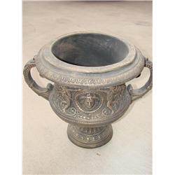Heavy Plant Urn w/Cherib Design