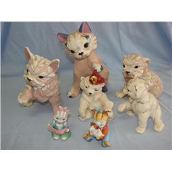7 Ceramic Cats