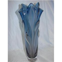 Bavarian Art Glass Vase