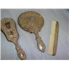 Image 1 : Mirror, Brush & Comb Set