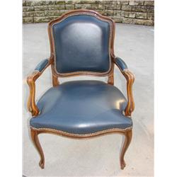 Tacked Leather Side Chair