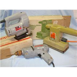 Tools: Drill, Sander, & Jig Saw