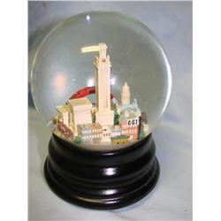 Austin Snow Globe (Snow & Bats Swirl To Music)