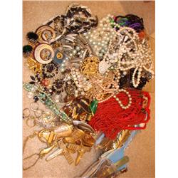 Large ball FULL of Costume Jewelry