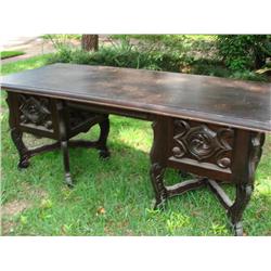 Spanish Carved Writing Desk