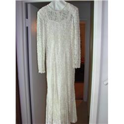 Ivory Beaded Gown (sz.4-6)