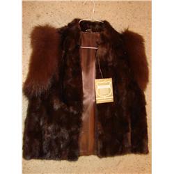 Fur Vest from Sakowitz