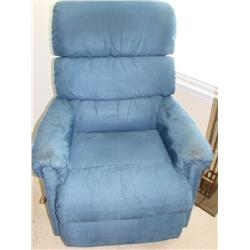 Swivel Blue Recliner