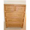 Image 1 : 5 Drawer Chest of Drawer w/Glass Top