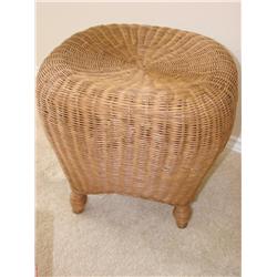 Natural Wicker Stool