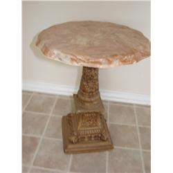 Marble Top Lamp Table